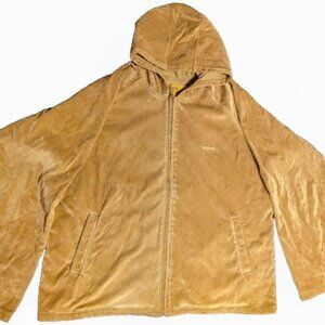 VTG Y2K Clench Gold Baggy Oversized Hoodie 3XL